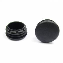Plastic sealing hole plug BLACK for sealing 20 - 23 mm diameter hole, with a 25 mm diameter head - Ajile 2