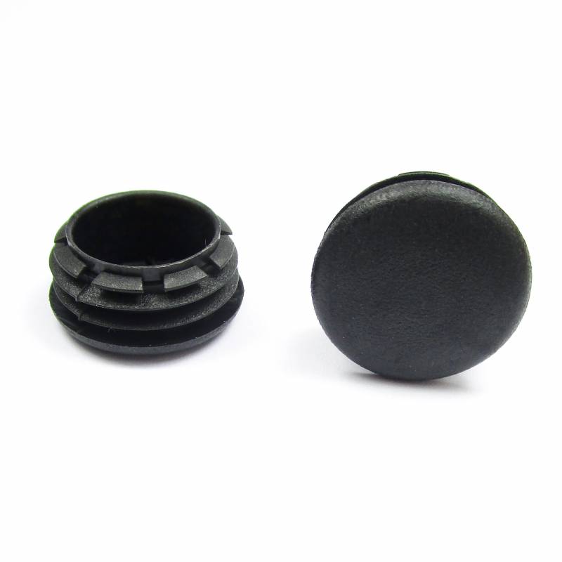 Tappo copriforo di plastica NERO per tappare un foro di diametro 20 - 23 mm con diametro della copertura della testa 25 mm