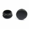 Bouchon Cache Capuchon Plastique NOIR pour Obturation d’un Diamètre 20 - 23 mm, Tête Couvrante de Diamètre 25 mm