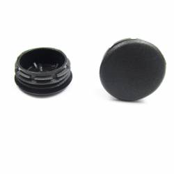 Abdeckkappen aus Kunststoff SCHWARZ zum Stopfen von 17 - 20 mm  Durchmessern, mit einem 22 mm Kopfdurchmesser - Bouchon obturateur - Ajile