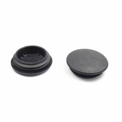 Plastic sealing hole plug BLACK for sealing 30 - 33 mm diameter hole, with a 38 mm diameter head - Ajile 2