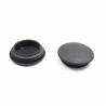 Bouchon Cache Capuchon Plastique NOIR pour Obturation d’un Diamètre 30 - 33 mm, Tête Couvrante de Diamètre 38 mm