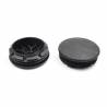 Bouchon Cache Capuchon Plastique NOIR pour Obturation d’un Diamètre 35 - 38 mm, Tête Couvrante de Diamètre 40 mm