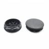 Abdeckkappen aus Kunststoff SCHWARZ zum Stopfen von 40 - 43 mm Durchmessern, mit einem 45 mm Kopfdurchmesser