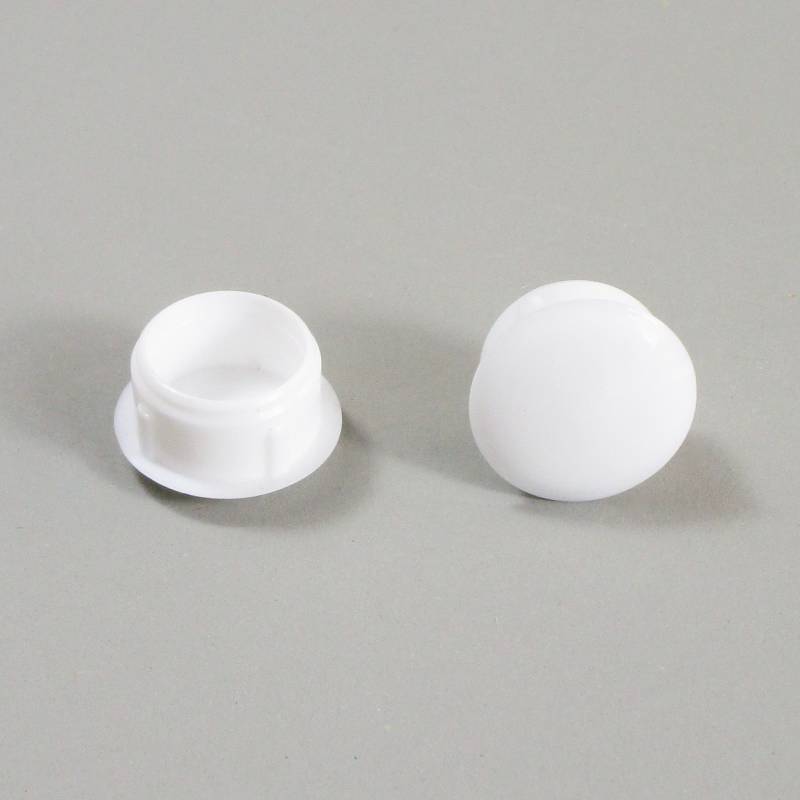Round Plastic Hole Plug WHITE for 14 mm Diameter Hole