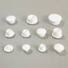Tappo Copriforo di Plastica Tondo BIANCO per Buchi di Diametro 14 mm - tappi copriforo - coprivote-copridado - ajile