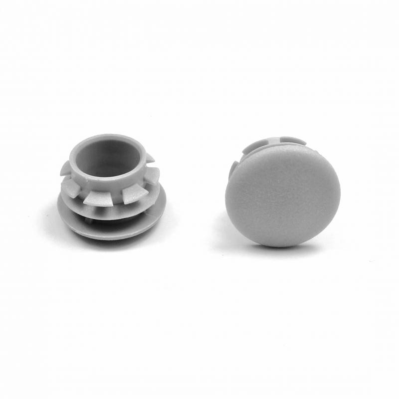 Tappo copriforo di plastica NERO per tappare un foro di diametro 11,5 - 14 mm con diametro della copertura della testa 16 mm