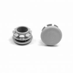 Plastic sealing hole plug GREY for sealing 13 - 16 mm diameter hole, with a 18 mm diameter head - Ajile 2