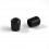 Puntale calzante diam. 10 mm di plastica per tubo 10 mm diam. esteriore - NERO
