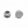 Tappo copriforo di plastica GRIGIO per tappare un foro di diametro 17 - 20 mm con diametro della copertura della testa 22 mm