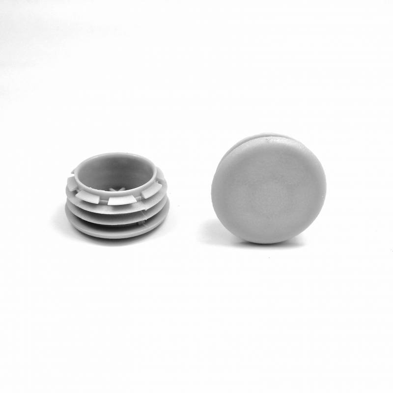 Tappo copriforo di plastica GRIGIO per tappare un foro di diametro 20 - 23 mm con diametro della copertura della testa 25 mm
