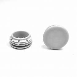 Bouchon Cache Capuchon Plastique GRIS pour Obturation d’un Diamètre 25 - 28 mm, Tête Couvrante de Diamètre 30 mm - Ajile 2