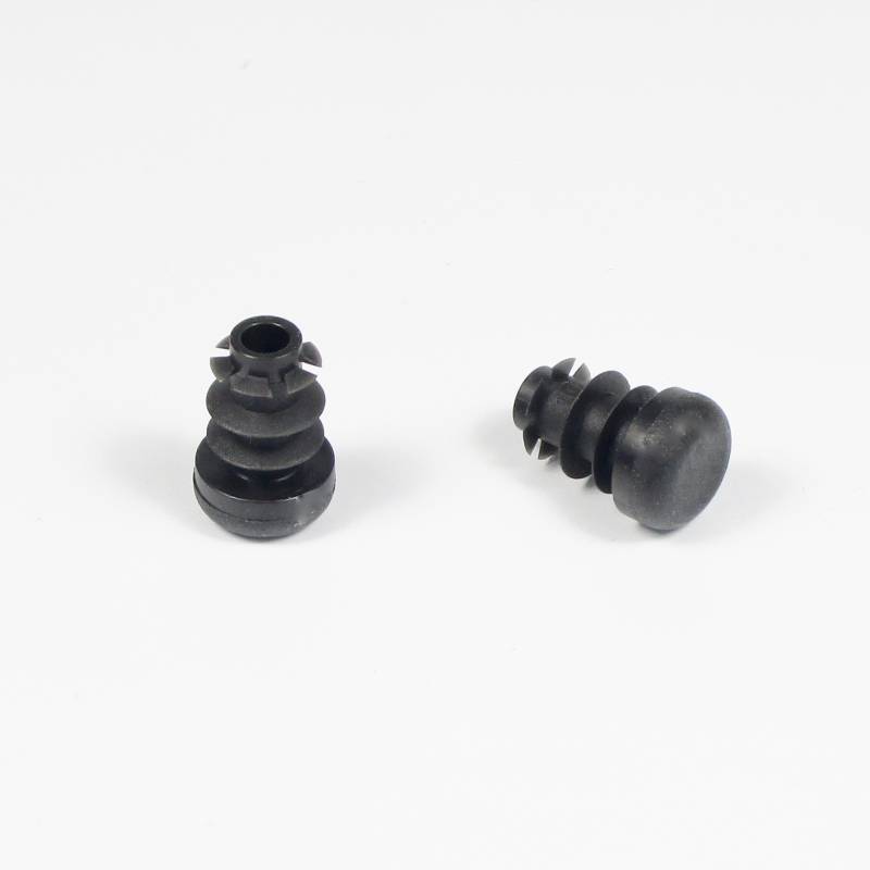 Round Plastic Ribbed Insert Plug For Mm Outer Diameter Tubes Black Round Insert Black Ajile