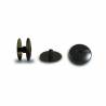 Plastic Ratcheting Action Rivet for Panel and POS Assembly 6 to 11 mm BLACK with 28 mm diam. head