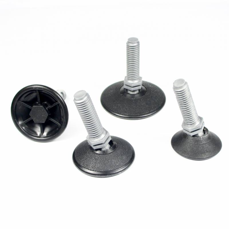 M10 Plastic Adjustable Ball and Socket Foot with 32 mm Base