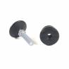 Leveling Kit for 40 mm diam. Round Tube with an M10x33 mm Plastic Ball and Socket Foot diameter 40 mm