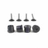 Leveling Kit for 45 mm diam. Round Tube with an M10x33 mm Plastic Ball and Socket Foot diameter 50 mm