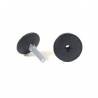 Leveling Kit for 45 mm diam. Round Tube with an M10x33 mm Plastic Ball and Socket Foot diameter 50 mm