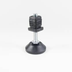 Leveling Kit for 20x20 mm Square Tube with an M8x50 mm Galvanised Steel Adjustable Foot diameter 40 mm - Ajile 3