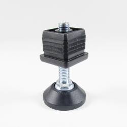 Leveling Kit for 35x35 mm Square Tube with M10x50 mm Galvanised Steel Adjustable Foot diameter 40 mm - Ajile 3