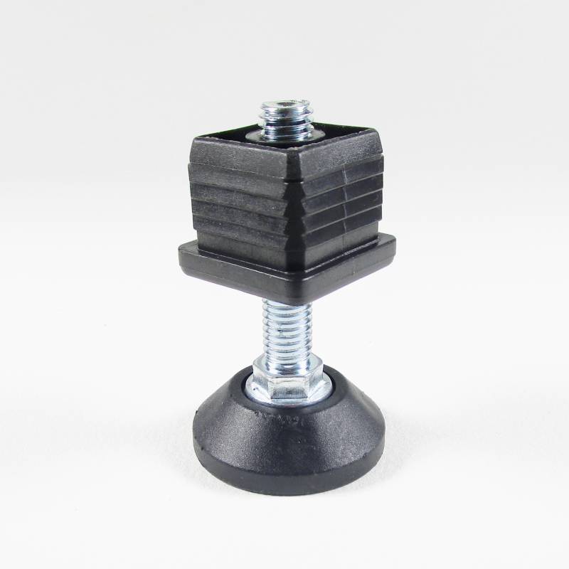 Leveling Kit for 35x35 mm Square Tube with M10x50 mm Galvanised Steel Adjustable Foot diameter 40 mm