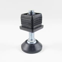 Leveling Kit for 40x40 mm Square Tube with M10x50 mm Galvanised Steel Adjustable Foot diameter 40 mm - Ajile 3
