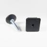 Leveling Kit for 50x50 mm Square Tube with M10x60 mm Galvanised Steel Adjustable Foot diameter 50 mm