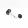 Kit Livellatore per tubo tondo diam. 22 mm con Piedino Filettato Aciaio Zincato M8x50 e base diam. 40 mm