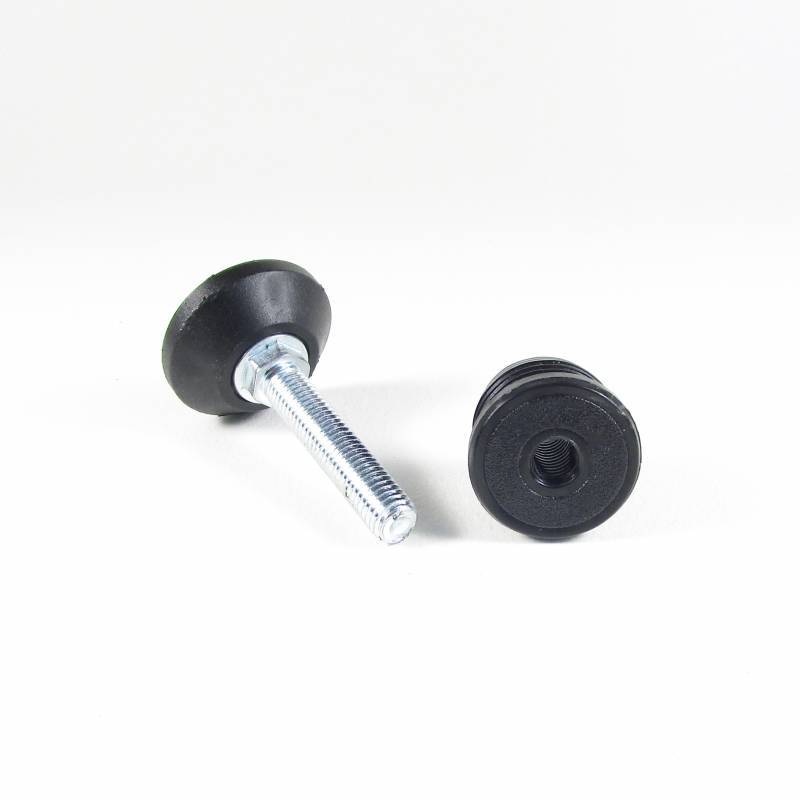 Leveling Kit for 35 mm diam. Round Tube with M10x50 mm Galvanised Steel Adjustable Foot diam. 40 mm