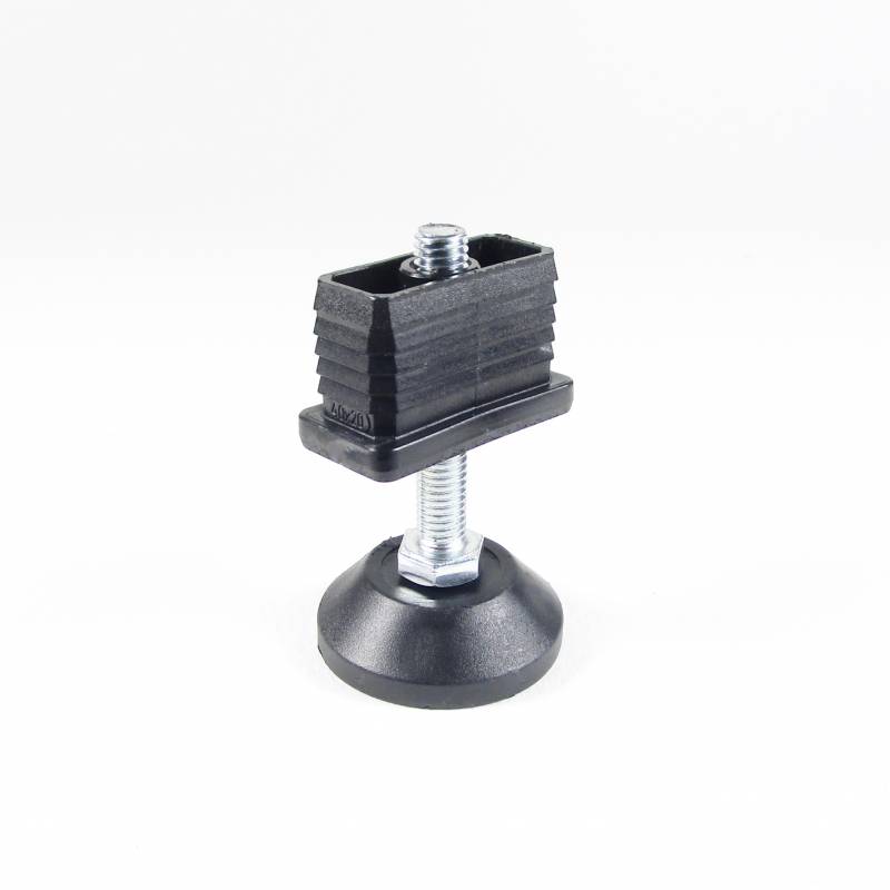 Leveling Kit for 40x20 mm Rectangular Tube with an M8x50 mm Galvanised Steel Adjustable Foot diam. 40 mm