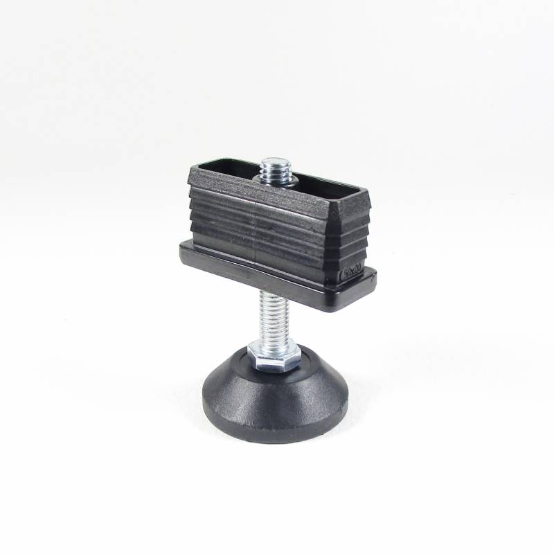 Leveling Kit for 50x20 mm Rectangular Tube with an M8x50 mm Galvanised Steel Adjustable Foot diam. 40 mm