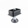 Leveling Kit for 60x40 mm Rectangular Tube with an M10x50 mm Galvanised Steel Adjustable Foot diam. 40 mm