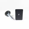 Nivellierset 60x40 mm Rechteckrohr mit M10x50 mm Metal Gewindestange und 40 mm Durchm. Bodenplatte