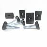 Leveling Kit for 60x40 mm Rectangular Tube with an M10x50 mm Galvanised Steel Adjustable Foot diam. 40 mm