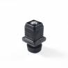 Leveling Kit for 22x22 mm Square Tube with an M8x30 mm Galvanised Steel Knurled Adjustable Foot diam. 25 mm