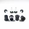 Kit Livellatore per tubo tondo diam. 22 mm con Piedino Filettato Aciaio Zincato M8x30 con base zigrinata diam. 25 mm
