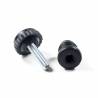 Leveling Kit for 20 mm diam. Round Tube with an M8x30 mm Galvanised Steel Knurled Knob Head Foot diam. 30 mm