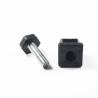 Leveling Kit for 22x22 mm Square Tube with an M8x30 mm Galvanised Steel 19 mm Hexagonal Foot