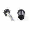 Leveling Kit for 22 mm diam. Round Tube with an M8x30 mm Galvanised Steel 19 mm Hexagonal Foot