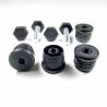 Leveling Kit for 32 mm diam. Round Tube with an M10x40 mm Galvanised Steel 24 mm Hexagonal Foot