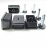 Leveling Kit for 60x40 mm Rectangular Tube with an M10x40 mm Galvanised Steel 24 mm Hexagonal Foot