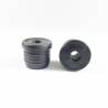 Embout plastique rond pour tube diam. EXTÉRIEUR 30 mm avec trou fileté diam. 10 mm (M10)