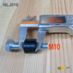 10,2 x 20 x 10 : Kunststoff Distanzhülsen für 10 mm lange M10 Schrauben