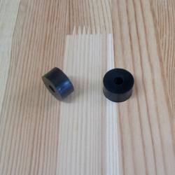 10,2 x 20 x 10 : Entretoise, cale pour vis M10 longueur 10 mm en plastique NOIR, tubulaire lisse - Ajile 3