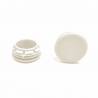 Plastic sealing hole plug WHITE for sealing 25 - 28 mm diameter hole, with a 30 mm diameter head