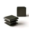 Inserto 40 x 40 mm a lamelle quadrato per tubo 40 x 40 mm dim. esteriore - NERO