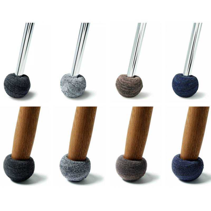 Silent Padded Ferrule Furniture Sock in GRAY Reinforced Felt for 16 to 22 mm Diameter Chair Legs - ajile Silent Padded Ferrule Furniture Sock in GRAY Reinforced Felt for 16 to 22 mm Diameter Chair Legs - ajile