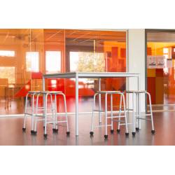 Silent Padded Ferrule Furniture Sock in GRAY Reinforced Felt for 16 to 22 mm Diameter Chair Legs - ajile