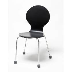 Silent Padded Ferrule Furniture Sock in GRAY Reinforced Felt for 16 to 22 mm Diameter Chair Legs - ajile