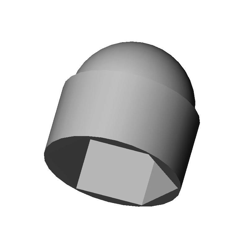 Screw and Nut Covers, White, Gray, Black, in all common sizes